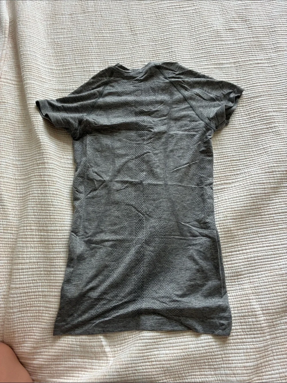Lululemon Women's Heather Gray Short-Sleeve Performance Tee